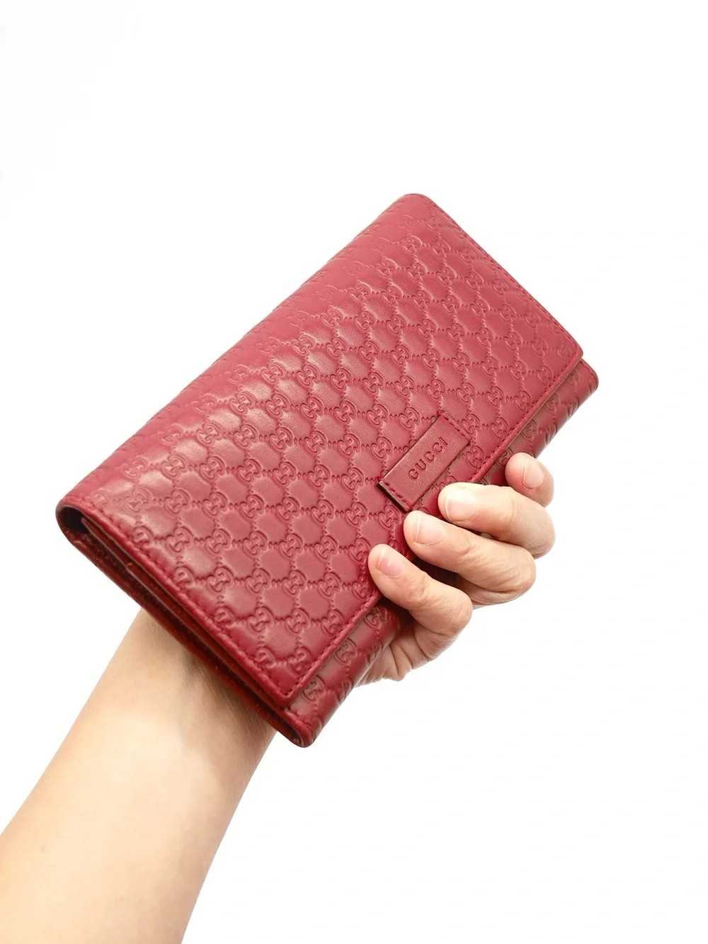 🍓GUCCI GG Guccissima Leather Wallet